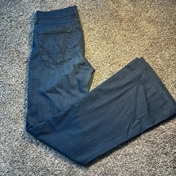 Citizens of Humanity Darkwash Flare Jeans Sz 27 Dar Wash - Picture 2 of 13